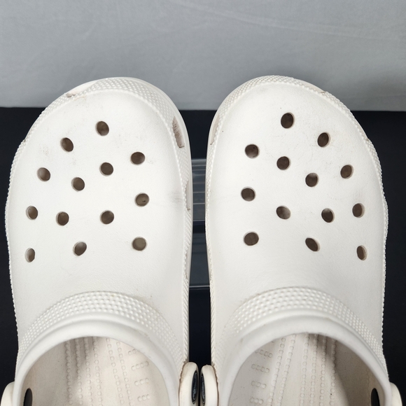CROCS White Winter Rain Boots with Perforated Design - Picture 6 of 9